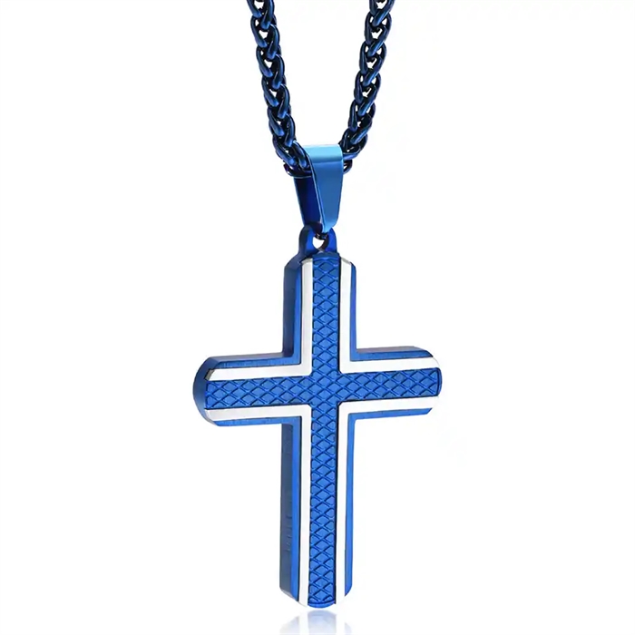 Bluecoatet Kreuz mit Kette.