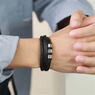 Tikki II Armband schwarz 